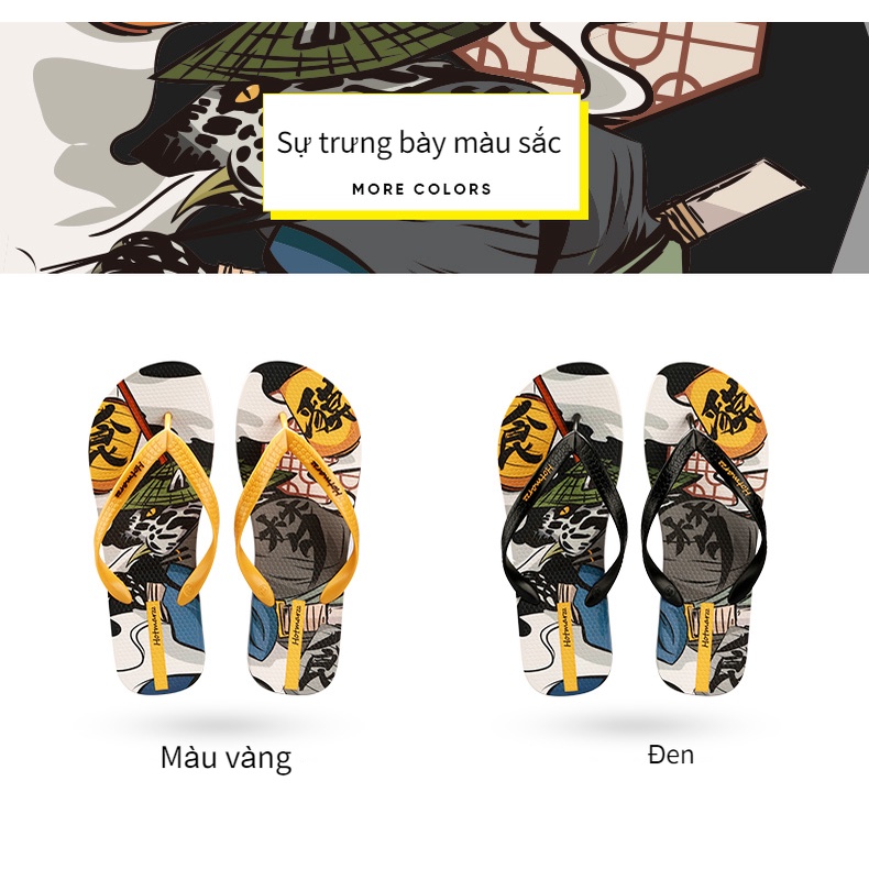 Hotmarzz Dép Xỏ Ngón Nam Trong Nhà/Ngoài Trời/Không Trơn Trượt HM0872