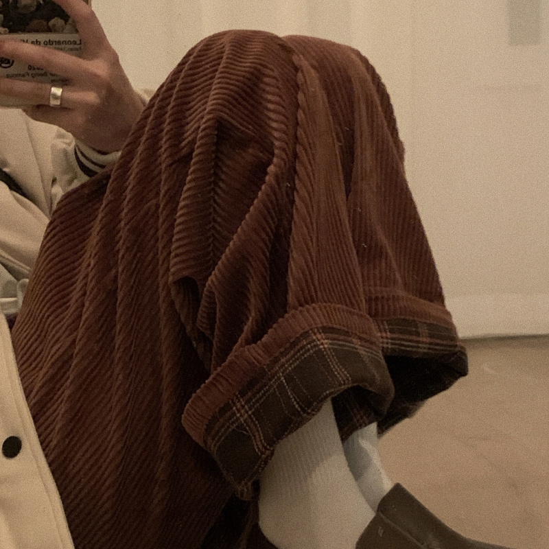 Quần ống rộng phối họa tiết caro thời trang nữ sành điệu | BigBuy360 - bigbuy360.vn