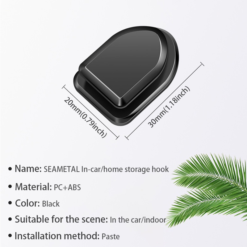 Móc dán mini BLALION tự dính dùng treo chìa khóa đa năng cho cho ô tô/ phòng tắm/ cửa nhà bếp