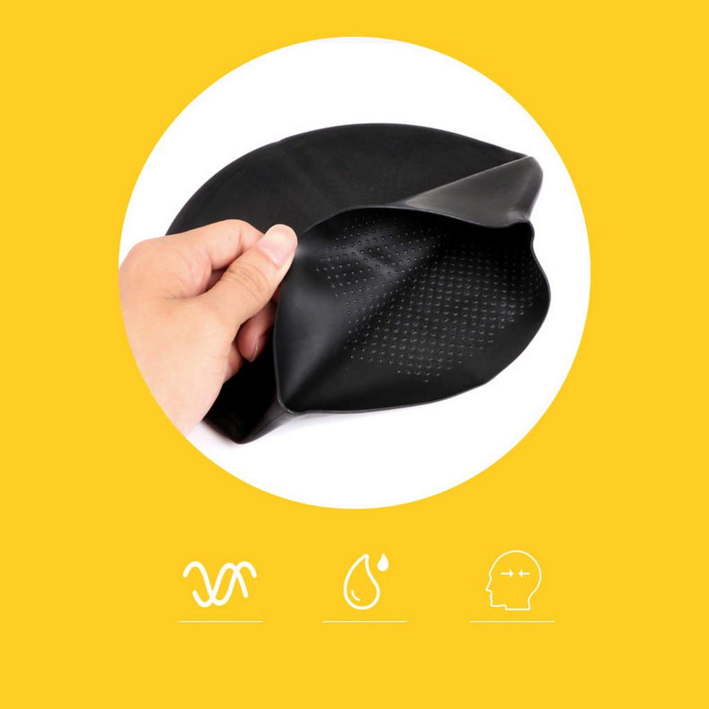Mũ bơi Yingfa normal dot cap trơn sần C0068 - inbox để chọn màu