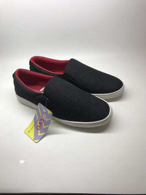 Giầy nam vải bò đen cao cấp | BigBuy360 - bigbuy360.vn