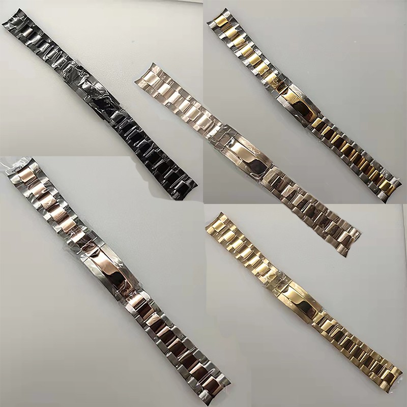 Dây Đeo Đồng Hồ Bằng Thép Không Gỉ 20mm Màu Xanh Lá Cây