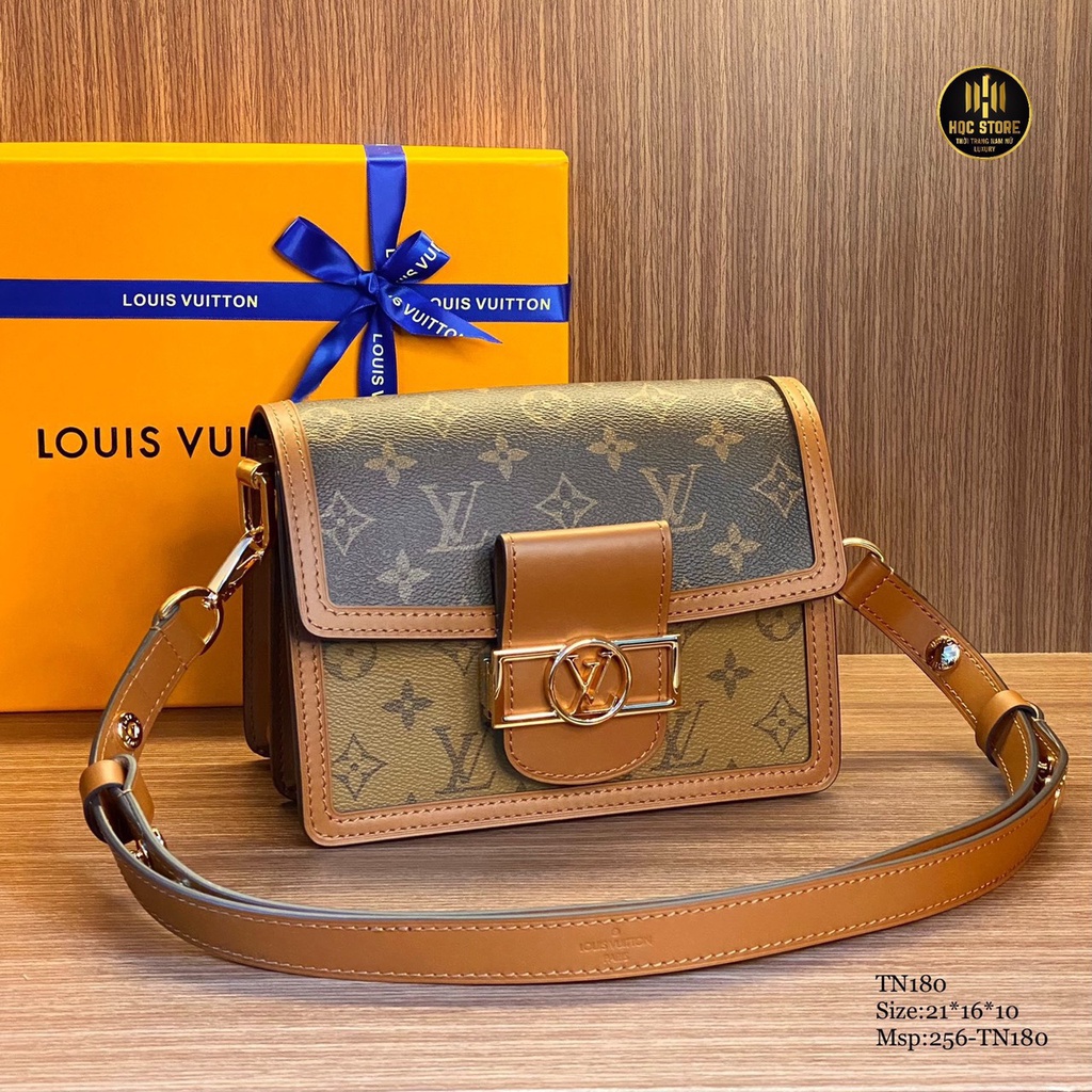 Túi Sách L V Nữ Thời Trang 𝐃𝐚𝐮𝐩𝐡𝐢𝐧𝐞 𝐌𝐨𝐧𝐨𝐠𝐫𝐚𝐦 𝐂𝐚𝐧𝐯𝐚𝐬 𝐇𝐚𝐧𝐝𝐛𝐚𝐠 𝐌𝟒𝟒𝟑𝟗𝟏 túi chuẩn Au.th Like✔️ - HQCSTORE