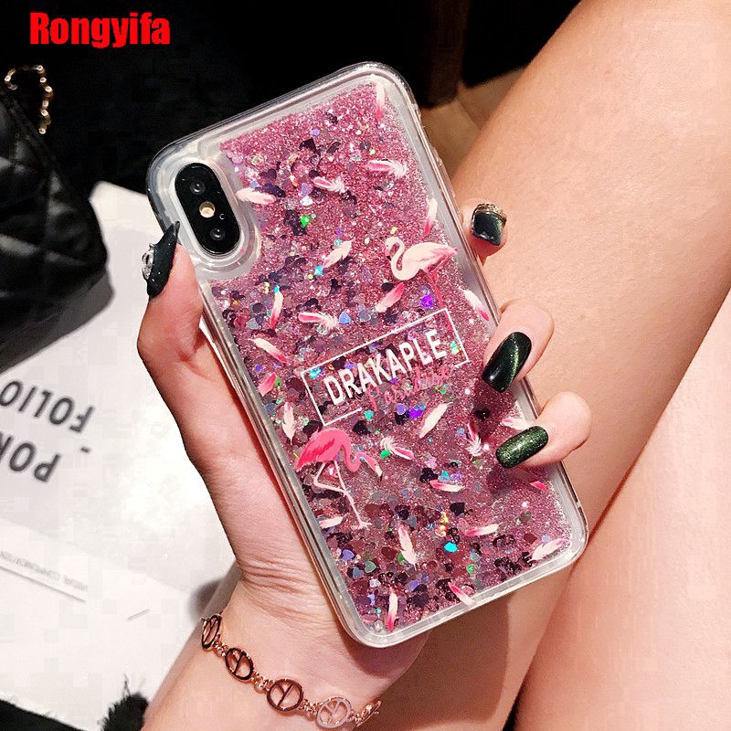 Ốp điện thoại TPU kiểu kim tuyến nước hình kỳ lân cho Samsung Galaxy M21 M30S A31 A21 S10 Lite 2020/Xiaomi Mi 10 Lite