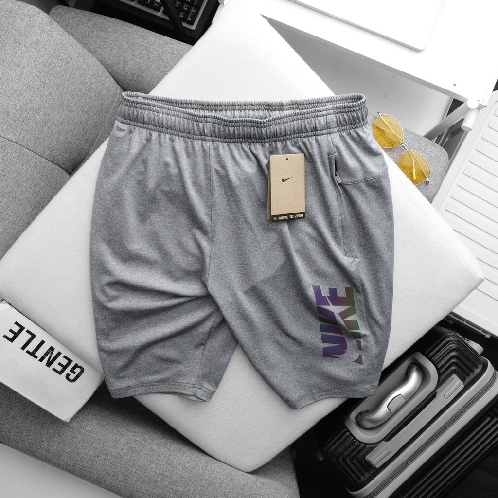 Quần Đùi Nam Mặc Nhà Quần Short thun Nam 2023 Phản Quang Vải Thun Cao Cấp Mềm Mịn Không Nhăn Không Xù Shopthethaokute