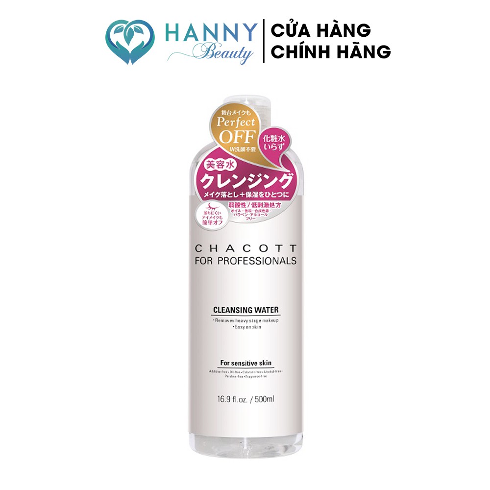 Nước Tẩy Trang Chacott For Professionals 500Ml