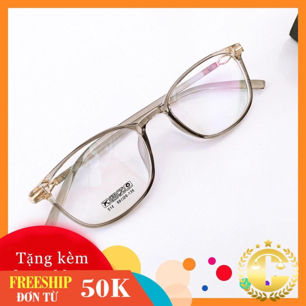 Gọng kính 516 -gọng kính giả cận thời trang nhận cắt mắt cận viễn loạn