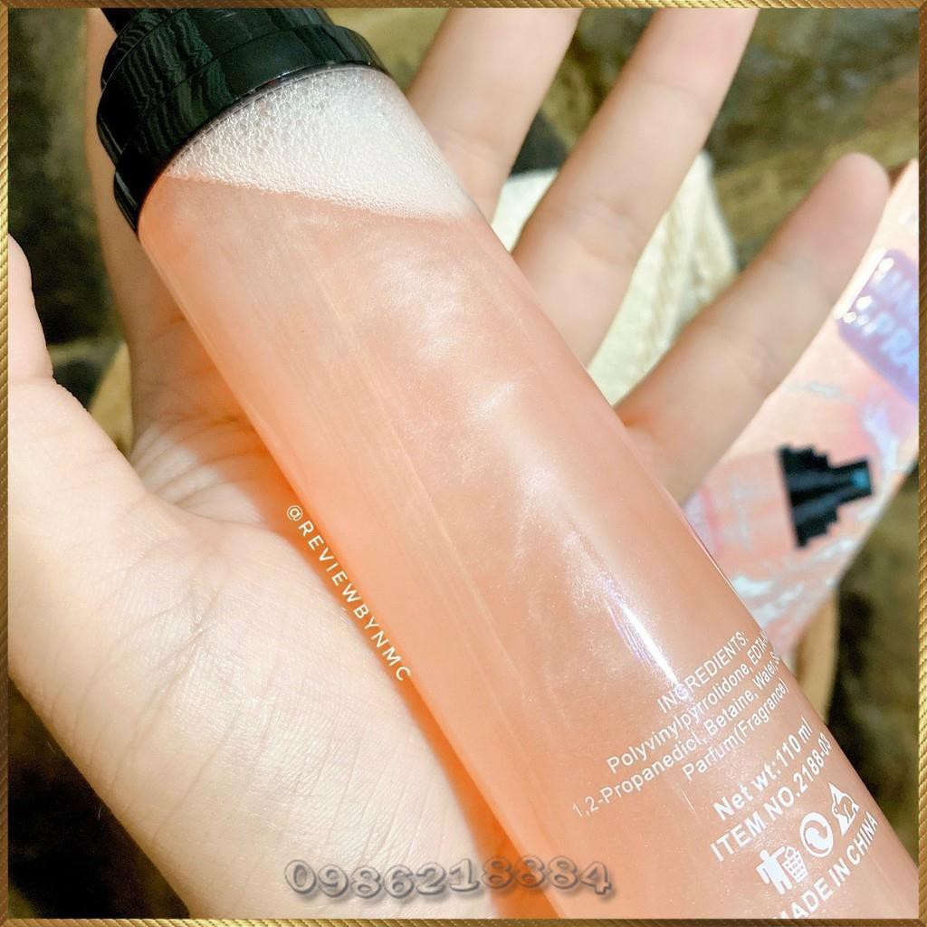 Xịt khóa nền Kiss Beauty hương Đào 110ml giữ lớp trang điểm cố định lâu trôi KBP1