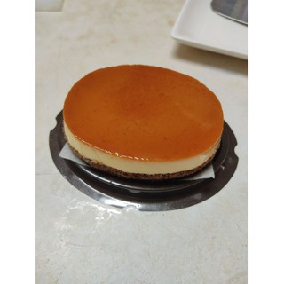 Gato flan cacao oval