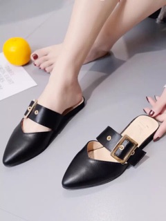 Dép sục nữ 2 màu be đen ( quảng châu Oder)