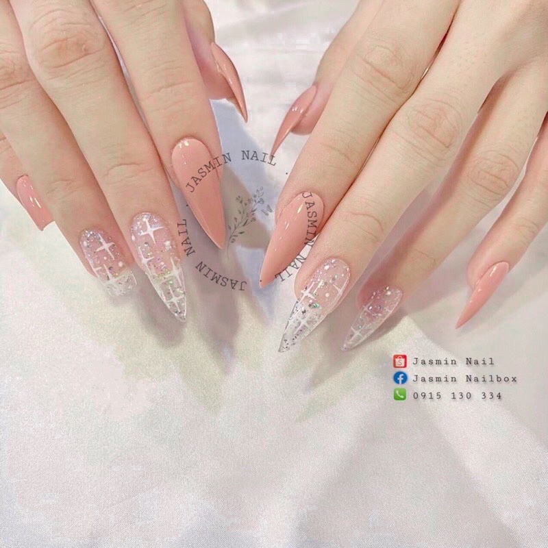 [ Mã JKOAHP giảm 15K đơn 0₫][ NAIL BOX ] Nailbox móng úp thiết kế sẵn ib đổi form móng
