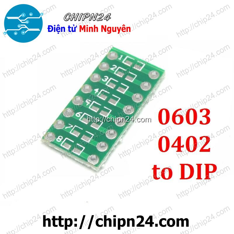 [2 CÁI] Đế chuyển SMD 0805 0603 0402 sang DIP