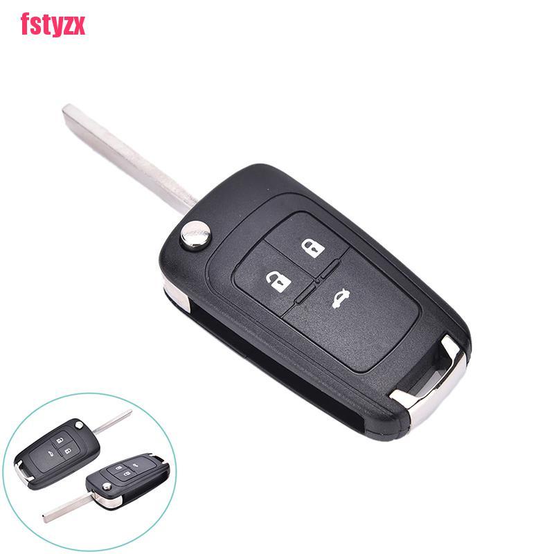 Vỏ chìa khóa điều khiển từ xa 3 nút bấm cho xe chevrolet cruze