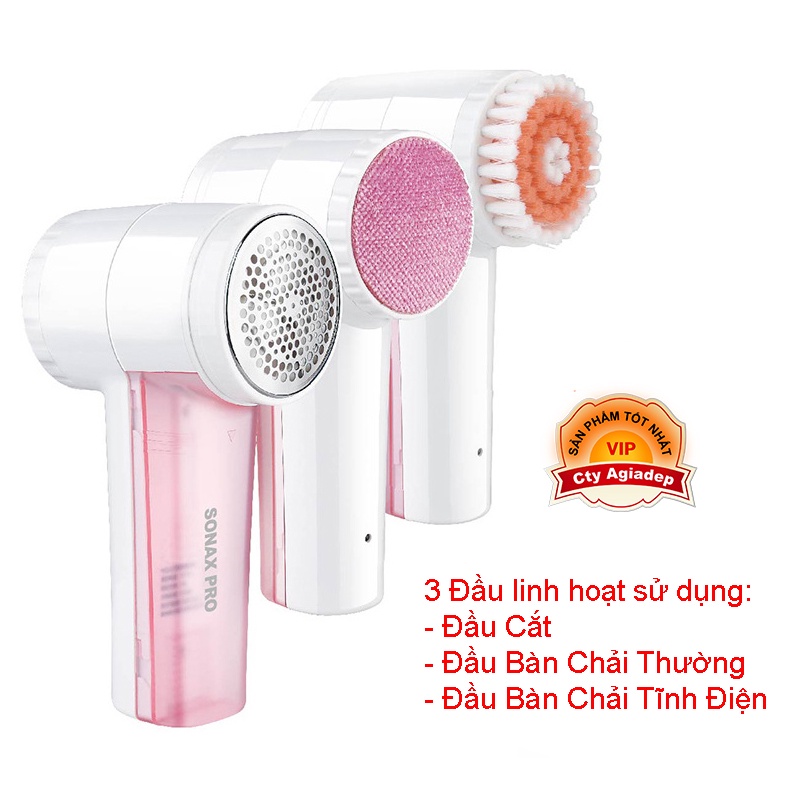 Máy cắt Lông xù quần áo, chăn thảm mini cầm tay Pin sạc tiện dụng Sonax Pro S9966