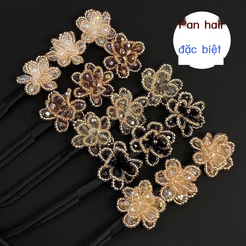 [Aishang Xinh Đẹp] Dụng Cụ Búi Tóc Đính Hạt Cườm Thủ Công Tinh Tế Phong Cách Hàn Quốc Cổ Điển Cho Nữ