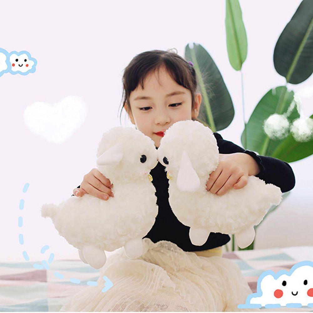 Cừu trắng nhồi bông MMULCK mềm mại dễ thương dùng làm quà tặng cho bé