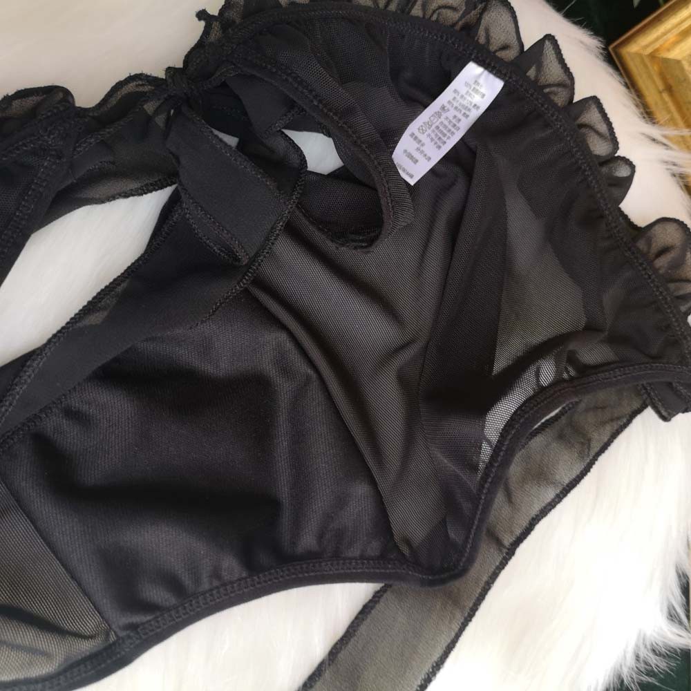 Quần Lót Cotton Không Đường May Lưng Thấp Phối Ren Trong Suốt Gợi Cảm Cho Nữ | BigBuy360 - bigbuy360.vn