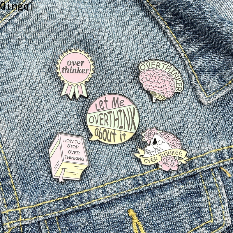 Ghim cài áo Miss Zoe tráng men hình hoạt họa nhiều kiểu tùy chọn dùng làm quà tặng cho bạn bè