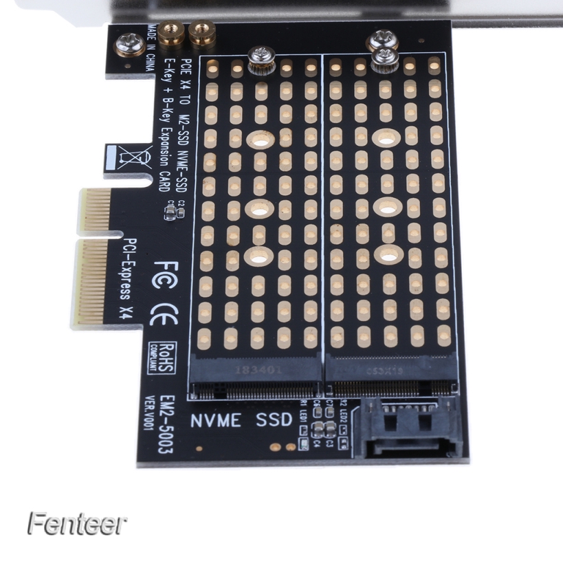 [FENTEER] M.2 NVME to PCI-E 3.0 X4 SSD Adapter Converter M-Key Extention Card