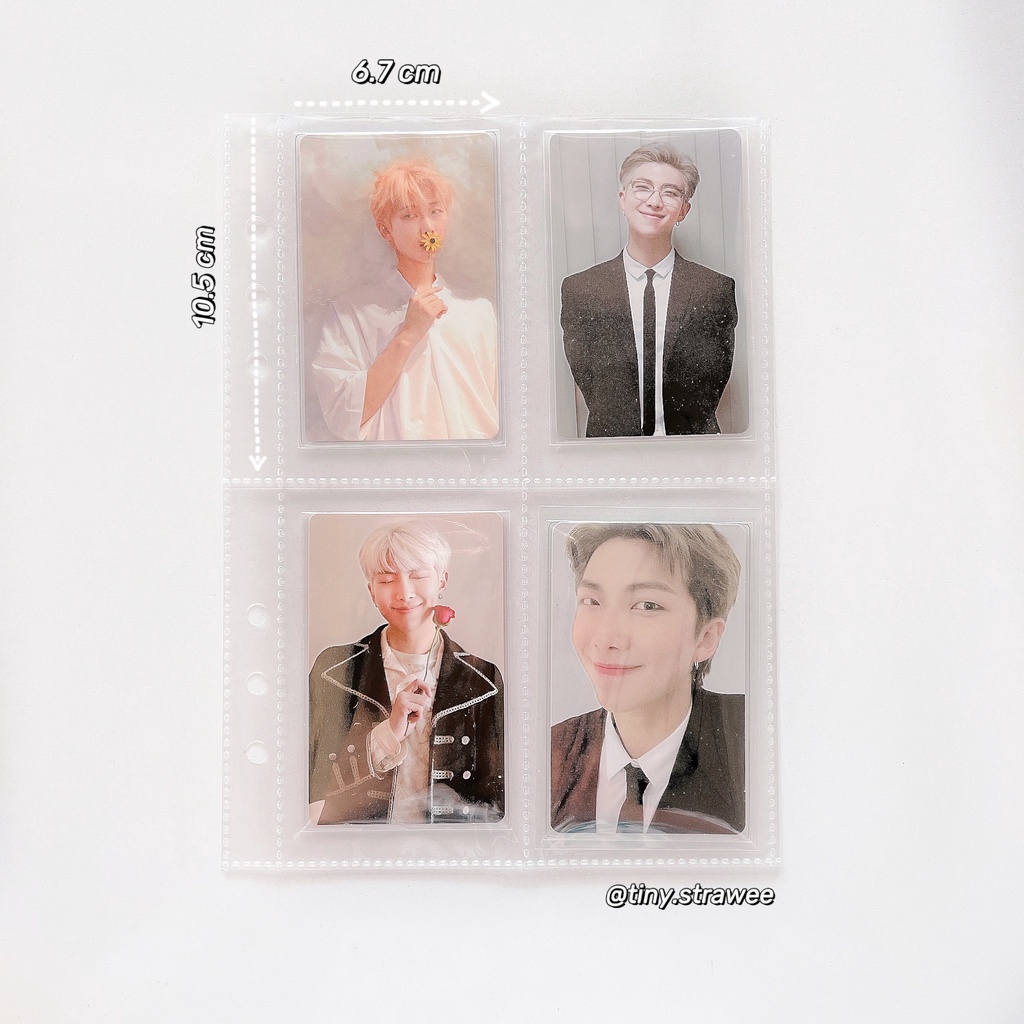 Sheet A5  6 lỗ đựng card/ strip/ stickers/ postcard | Tiny Strawee