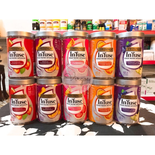 Trà nhúng lạnh trái cây Twinings Infuse Cold Water