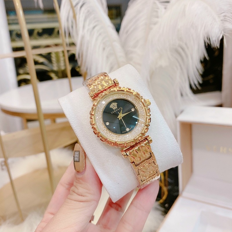 Đồng hồ nữ đeo tay đẹp VERSACE cao cấp chống nước thời trang dây thép không gỉ bảo hành 12 tháng FreeShip -DHN12 | BigBuy360 - bigbuy360.vn