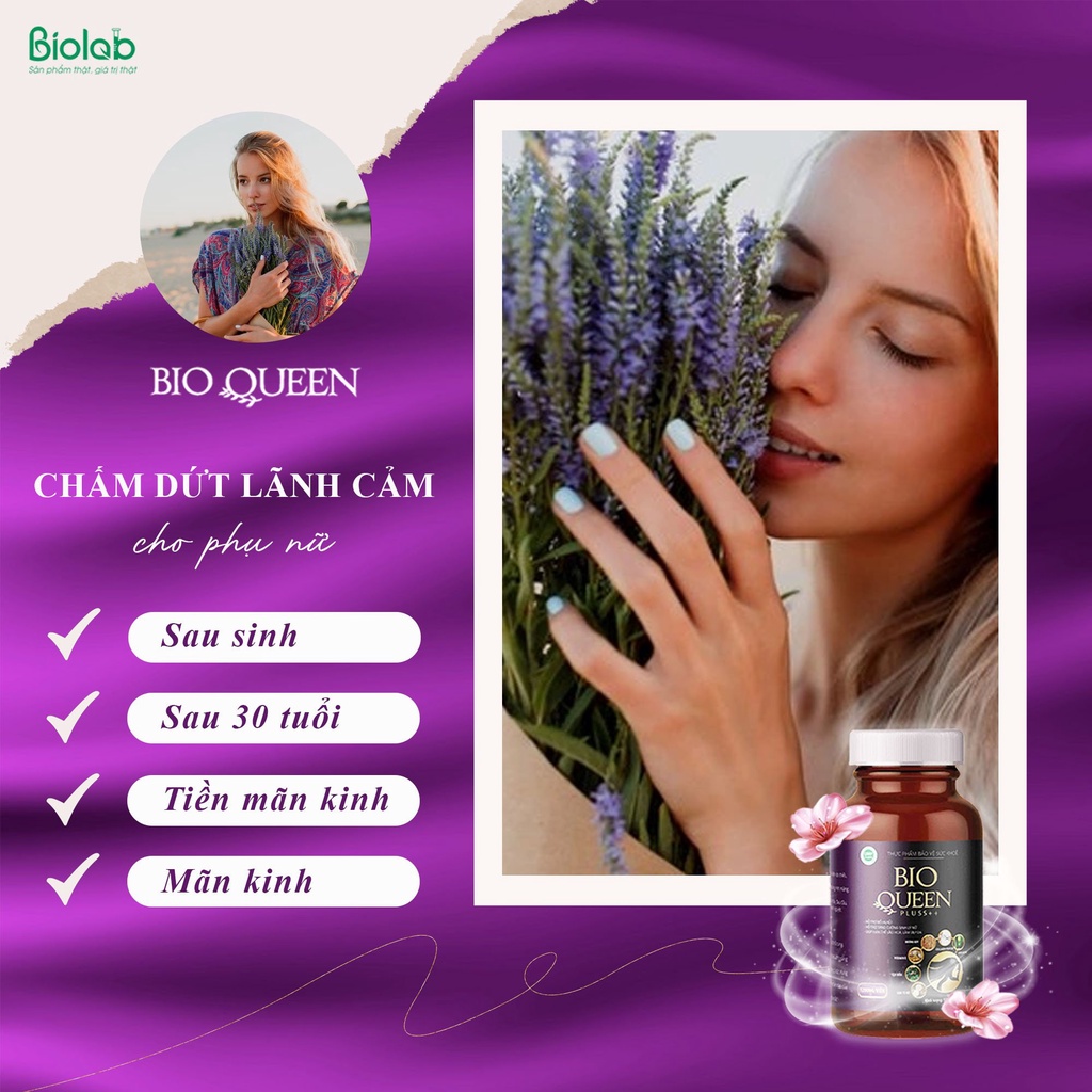 Nội tiết Bioqueen plus ++ hồi xuân cho chị em phụ nữ DƯỢC BIOLAB