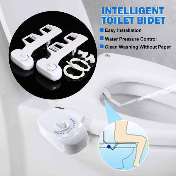 (HÀNG CHÍNH HÃNG ) Thiết bị rửa hậu môn bidet, lắp đặt được vào các loại bồn cầu, bảo hành chính hãng 3 năm