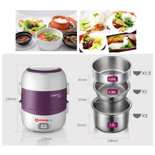 Hộp cơm hâm nóng ArirangLife ALS263 (Tím)