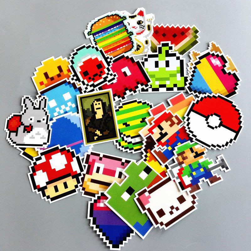 Bộ 25 sticker hình Pokemon