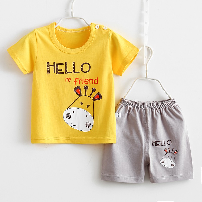 Đồ thun hè ngắn tay cho bé 100% cotton