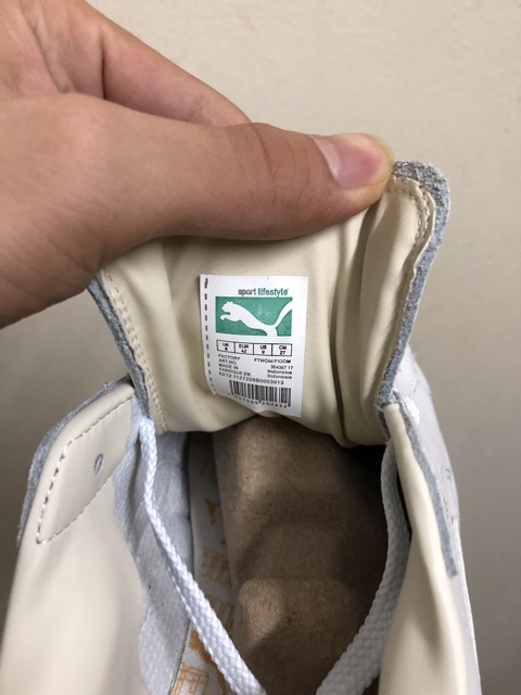 Giày sneaker pume humer white/white