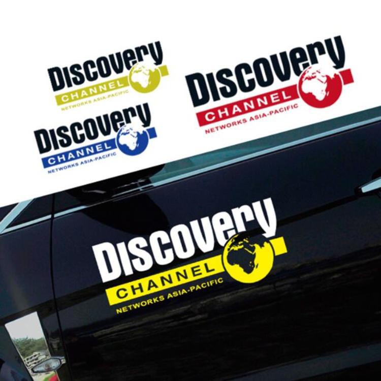 Tem dán decal chữ DISCOVERY A50201 dán trang trí trên xe ô tô, xe hơi ( nhiều màu sắc )