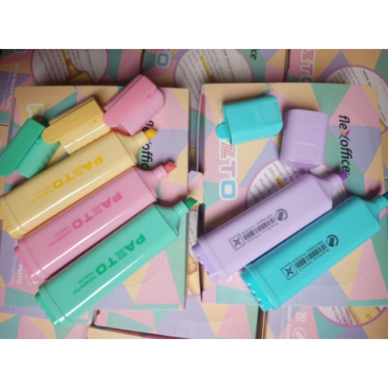 BÚT DẠ QUANG PAZTO FO HL009/VN - BÚT HIGHLIGHT PASTEL THIÊN LONG - HIGHLIGHTER PEN PASTEL INK