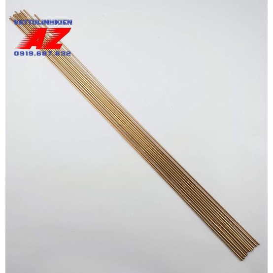 SET 10 que hàn đồng vàng tròn 2.5mm x 50cm