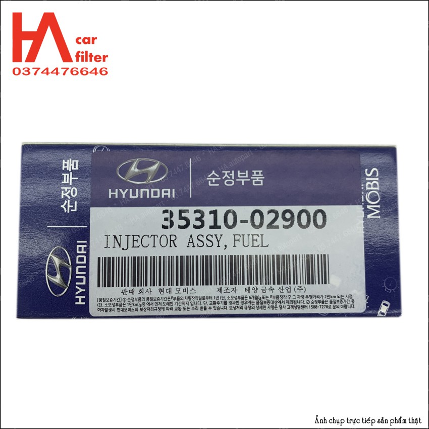 Kim phun xăng  Morning đời 2004-2018, Grand i10 đời 2008-2016. Bảo hành 6 tháng.