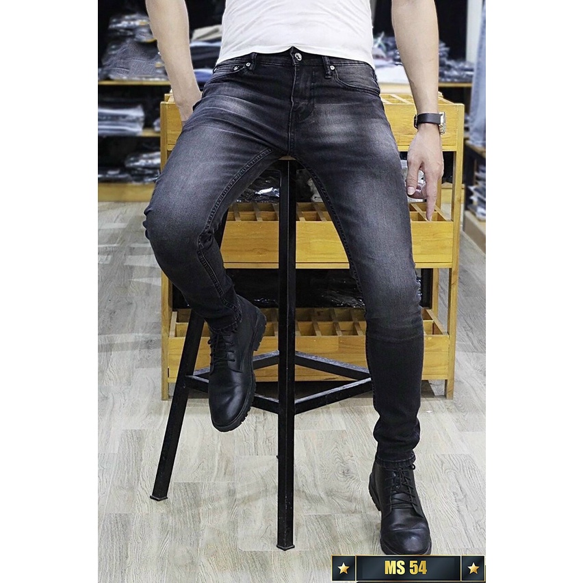 Quần jean nam đen cao cấp-chất bò co dãn 4 chiều-from chuẫn thời trang Lady-Hn Store88 ms 54