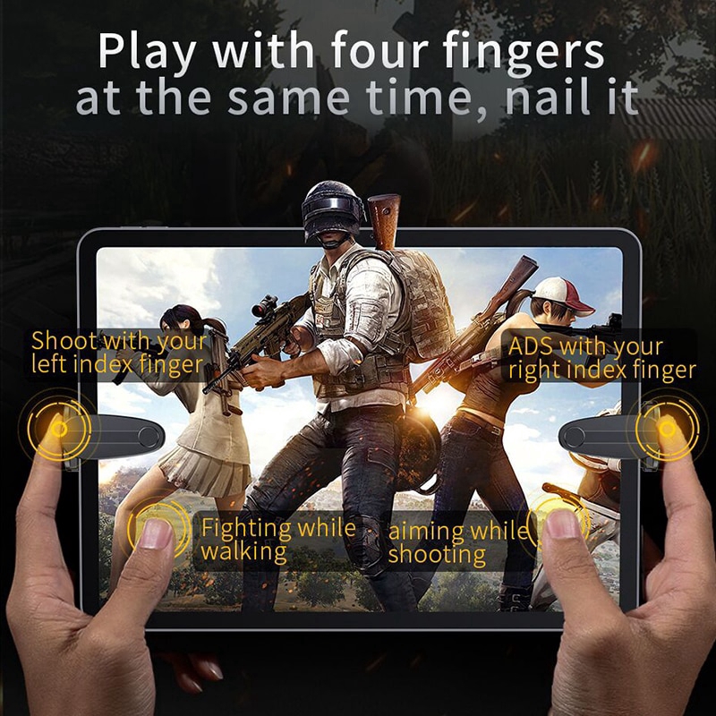 Baseus Game Controller Gamepad Trigger for iPad Pro mini Xiaomi Samsung Huawei Tablet Pad Shooter Fire Button Joystick