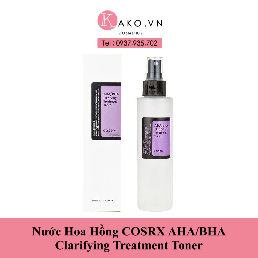 (150ml) Nước Hoa Hồng Cosrx AHA/BHA Clarifying Treatment Toner