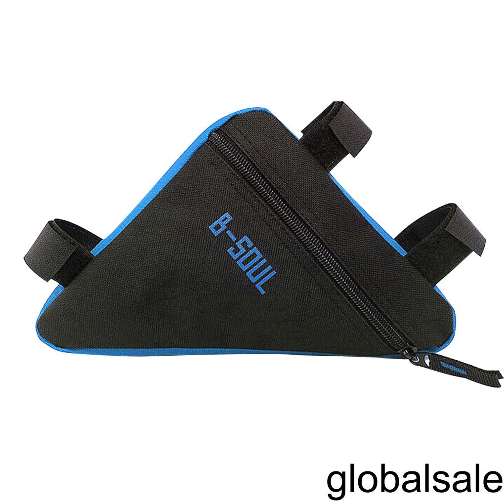 [Global] Bike Storage Bag Frame Pouch Oxford Cloth Zipper Triangular Storage Pannier Cycling Accessory