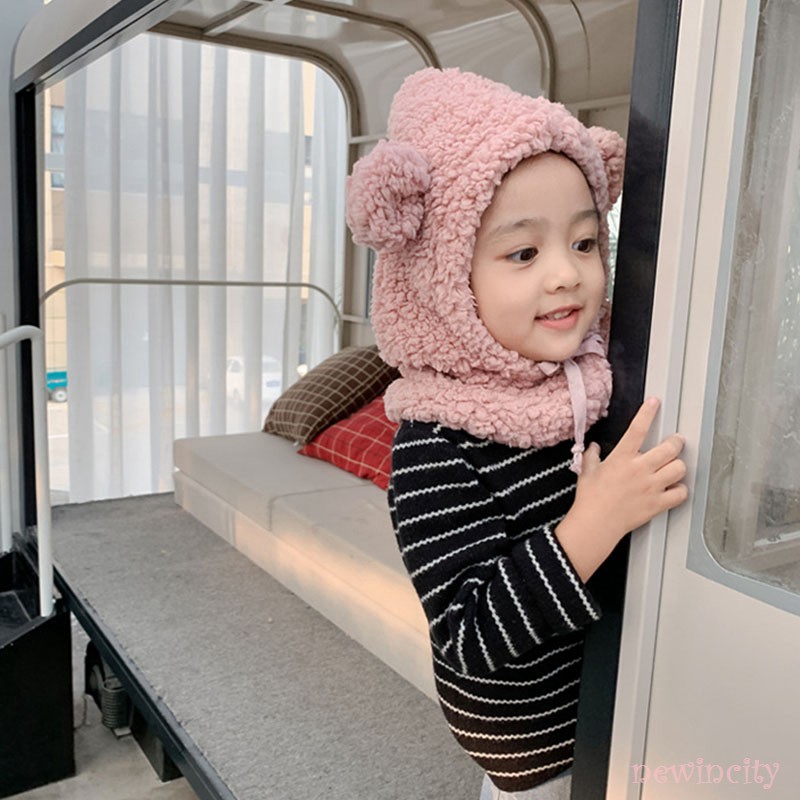 Mũ nhung giữ ấm phong cách Hàn Quốc dành cho bé gái