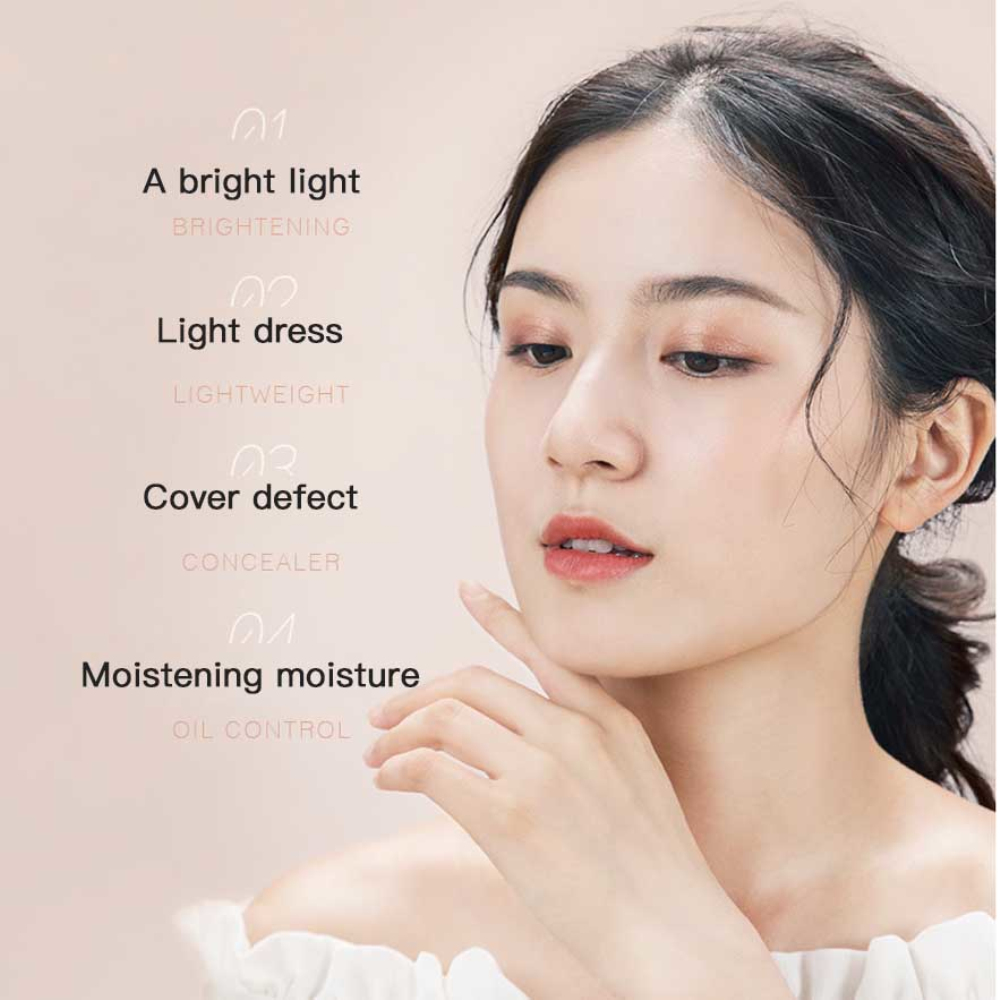 (Hàng Mới Về) Kem Nền Che Khuyết Điểm Dạng Lỏng Dưỡng Ẩm Làm Trắng Da | BigBuy360 - bigbuy360.vn
