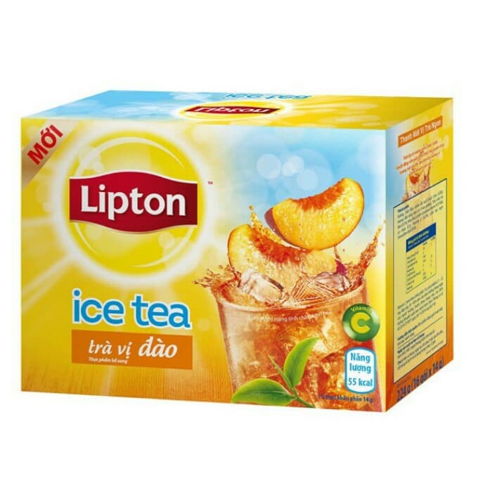 Trà chanh Lipton Ice tea hộp 224gr (14g x16 gói)