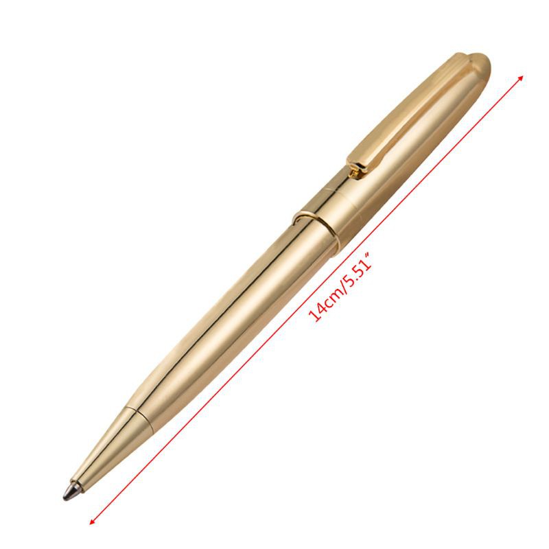 Bút Bi Xoay Bằng Kim Loại 1.0mm 3 Màu Sang Trọng