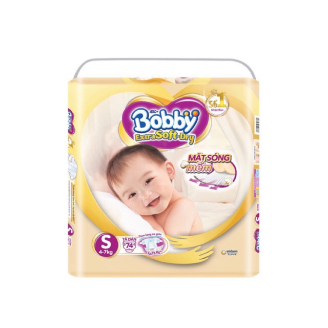 Tả dán cao cấp bobby extra soft dry size S74