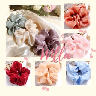 🌼 Srunchies cột tóc vải Dây cột tóc vải scrunchies - WILLA