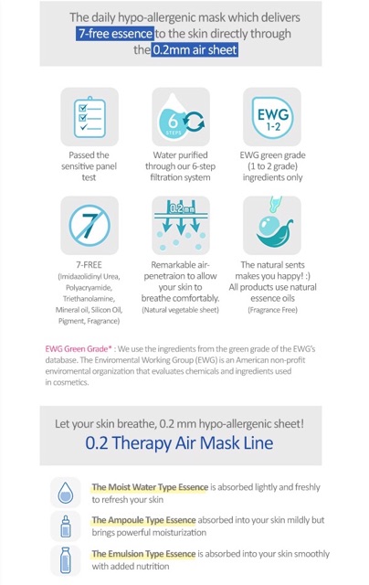 Mặt Nạ giấy Etude House 0.2-Etude House Therapy Air Mask 0.2