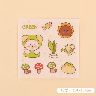 Sticker cô bé dễ thương DIY 1 tấm