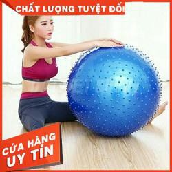 BÓNG TẬP YOGA CAO CẤP 65CM CÓ GAI CÓ TẶNG KÈM BƠM