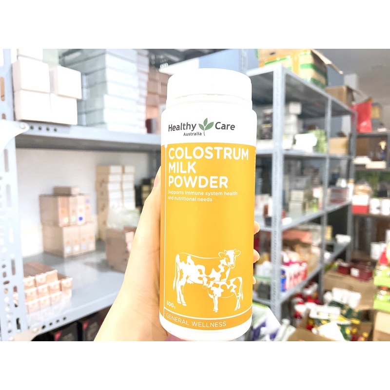 Sữa bò non Healthy CarColostrum Milk Powder 300g của Úc - Shop Sunflower